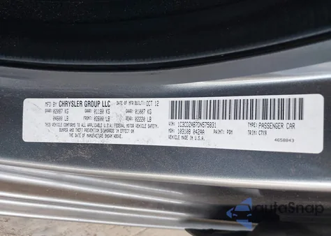 2013 Dodge Avenger Se from USA, damaged, VIN 1C3CDZAB7DN575831